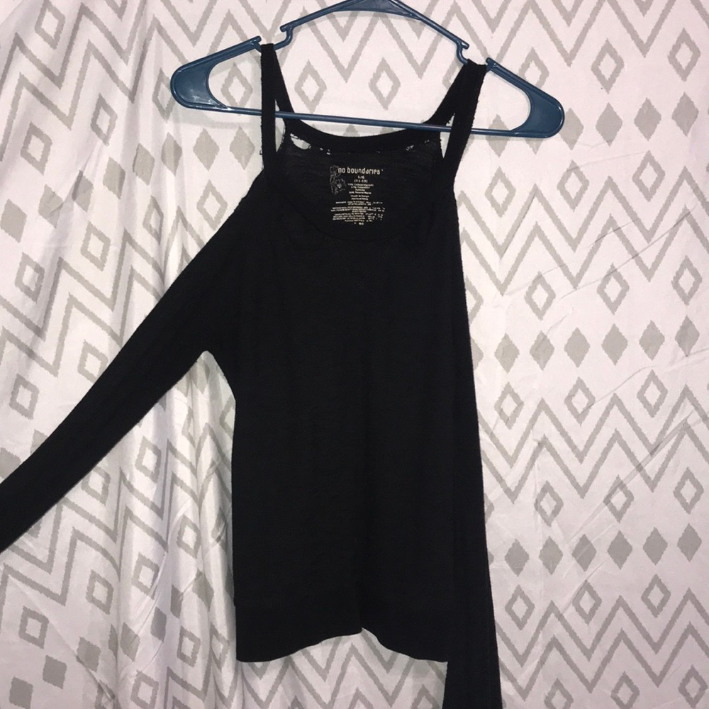 Grungy long sleeve top